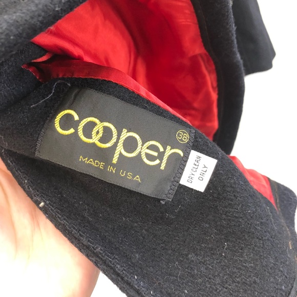 Cooper Vintage Men’s Wool Pea Coat - Picture 5 of 6